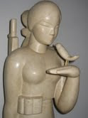statue of female warrior